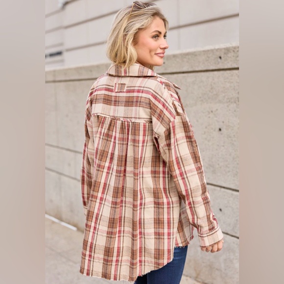 Pink Lily western flannel - Picture 3 of 9